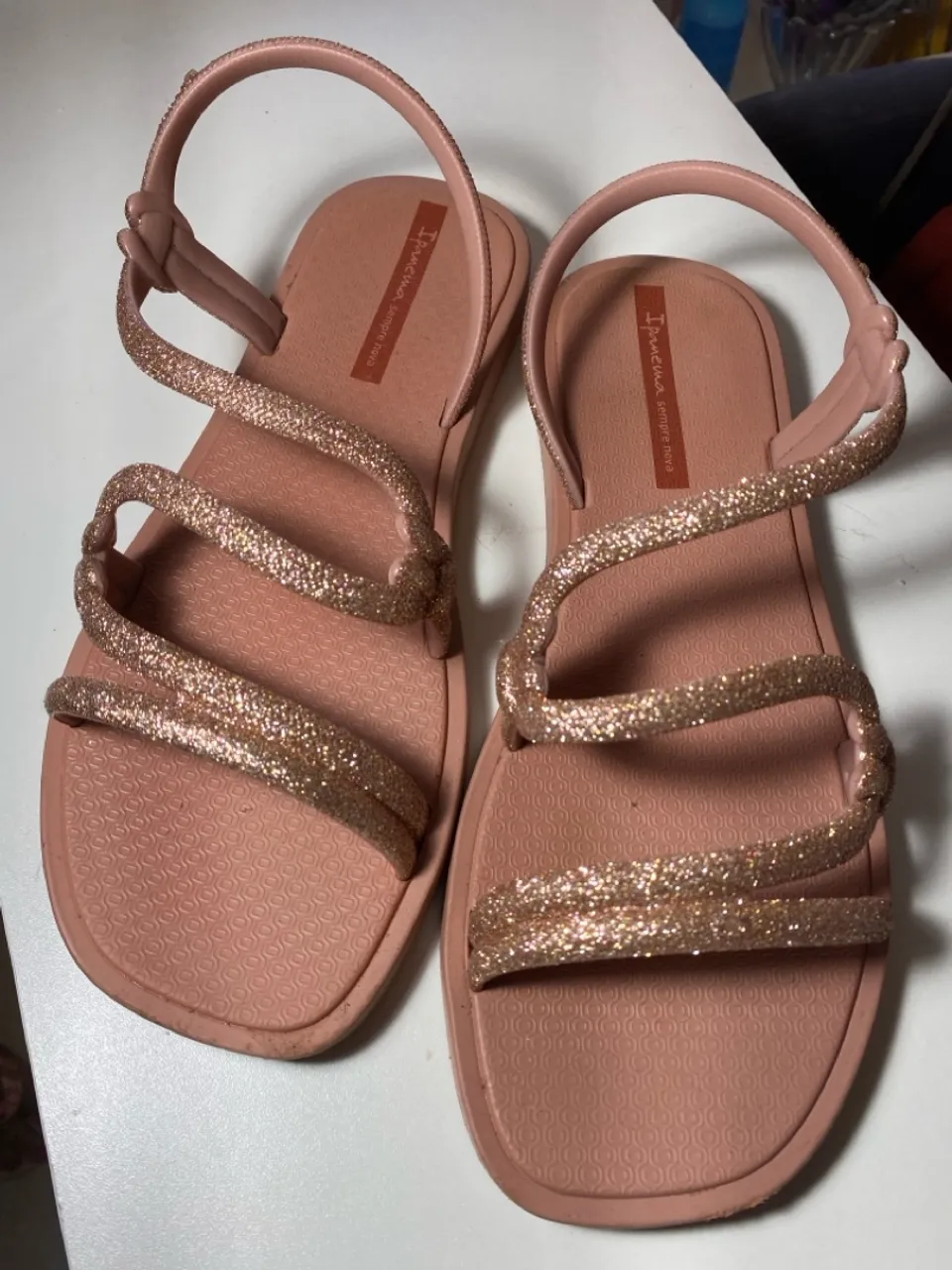 Sandália Ipanema Rosa Glitter