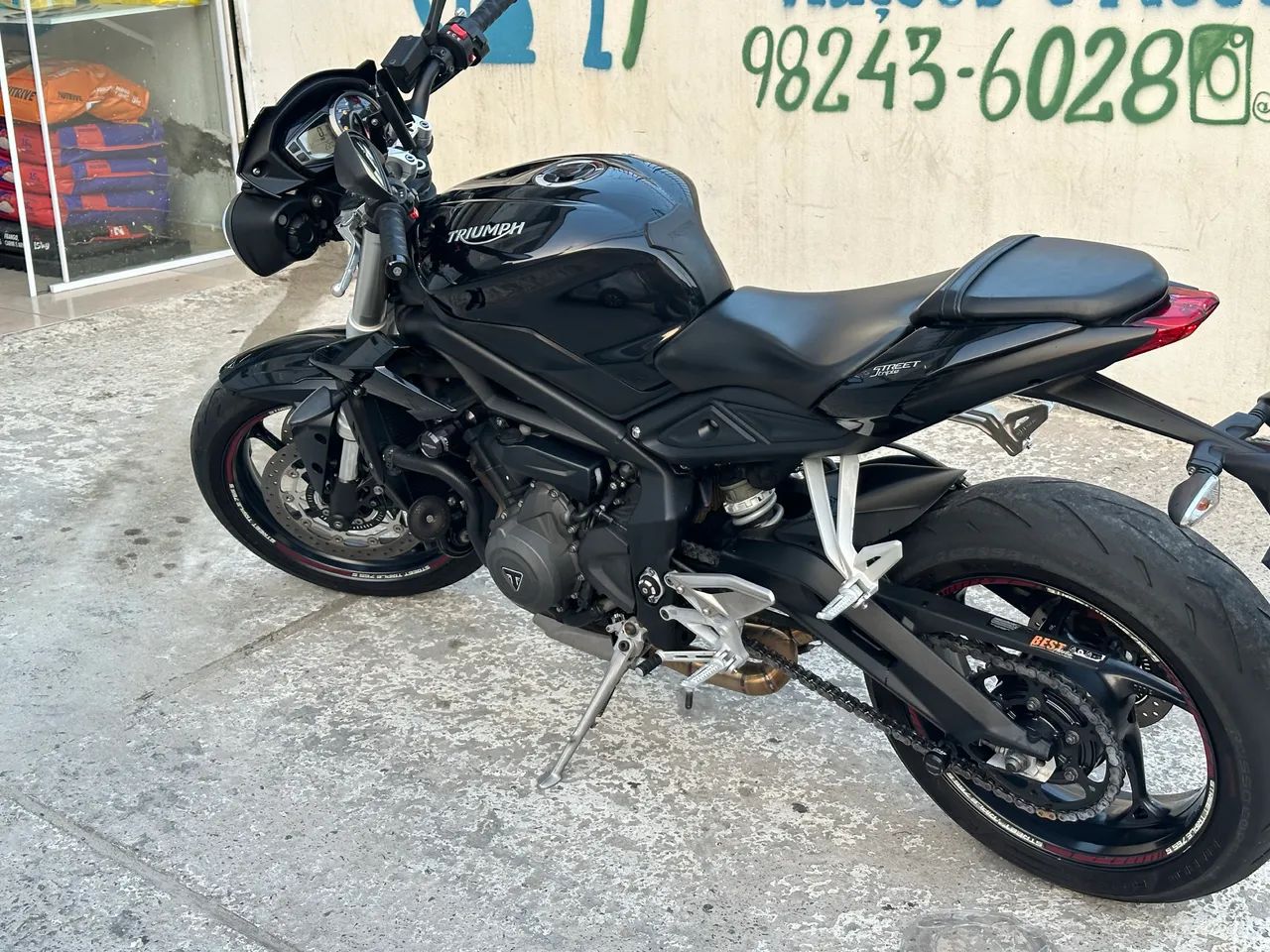 TERRE【S-XXL】 1888-BLACK Mサイズ 23.5-24 Triumph Triple 765 S 2018 - 1447951304 | OLX