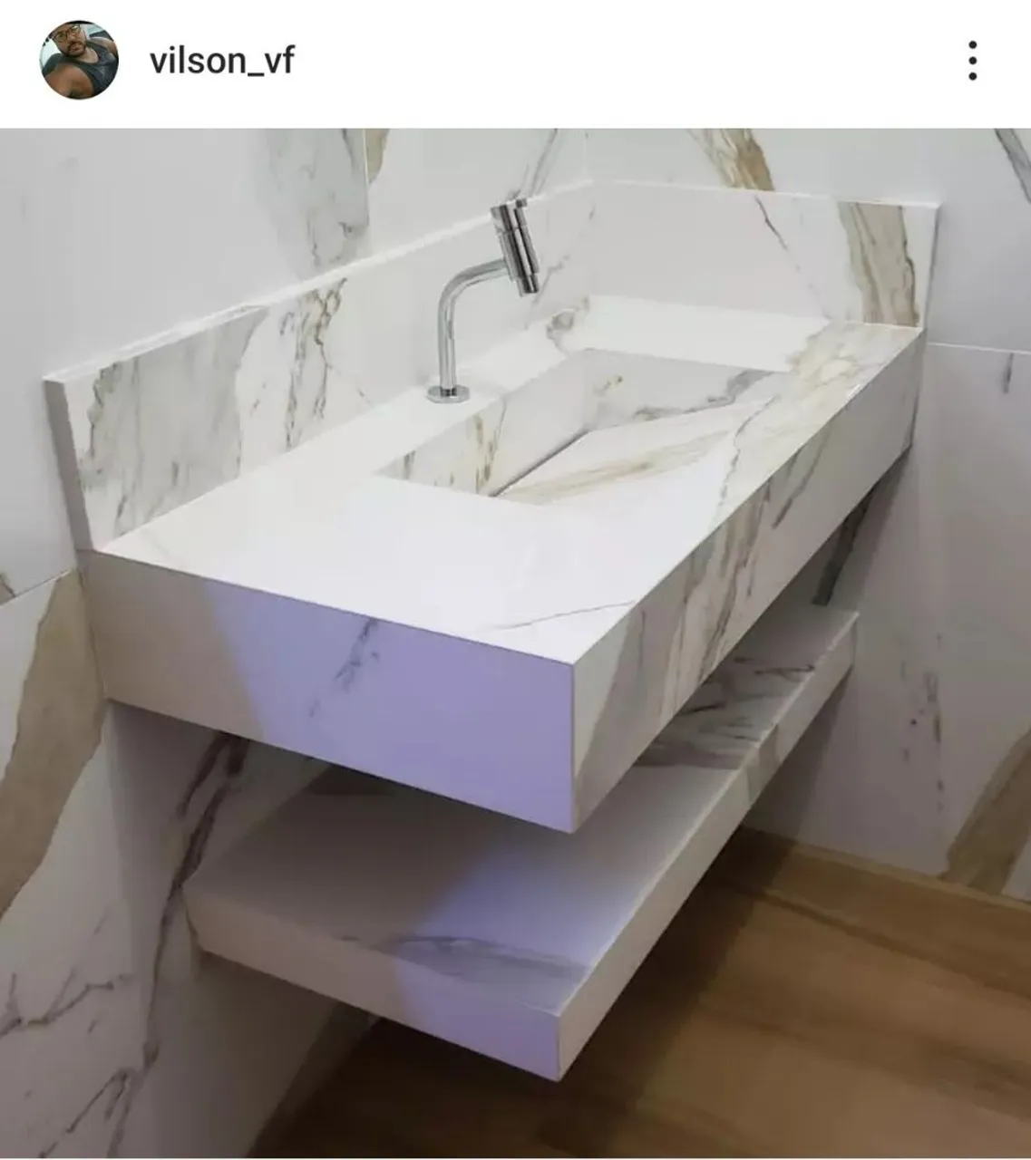 Lavatórios em porcelanato