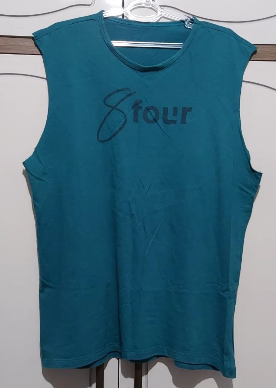 camiseta regata machao verde khelf