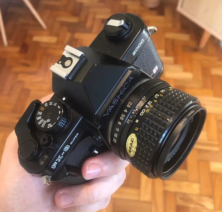 実写確認整備品」ヤシカFX3Super／ML28mmf2.8フードP-F付 実写確認整備