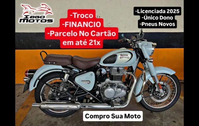 Royal Enfield Classic 350 ABS 2023, Impecável, fan bros fazer twister 150 160 300 cb xre