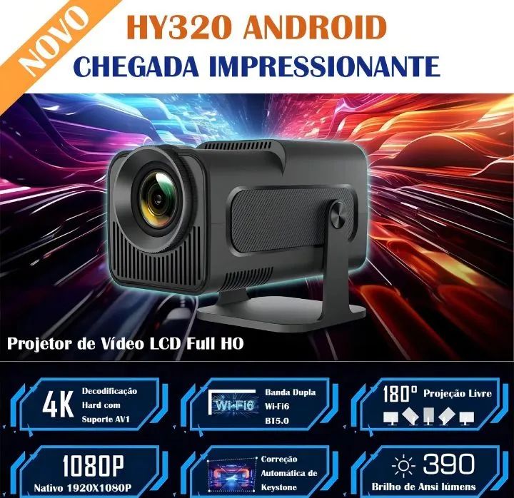 PROJETOR HY320 ANDROID 