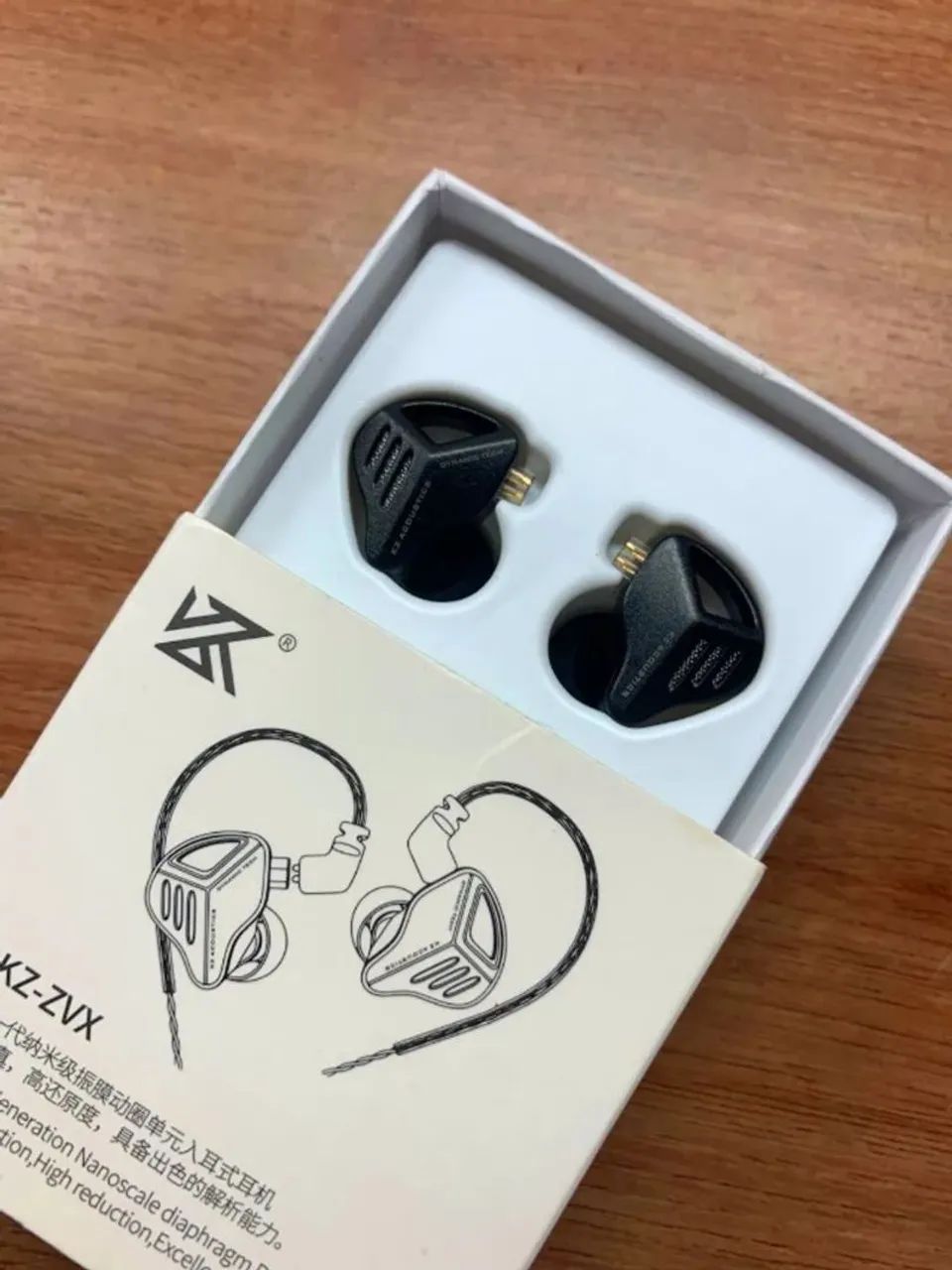 Fone KZ ZVX Retorno HiFi Original - Fones de Ouvido - Manaíra