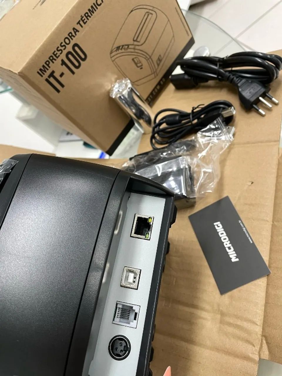 Impressora Térmica Não Fiscal para Cupons/ Recibos (USB + Ethernet) IT-100 C3TECH  - Foto 2