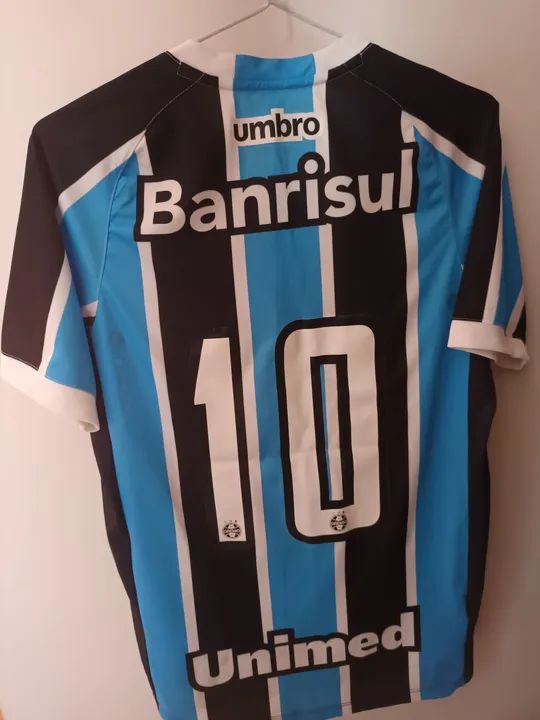 Camisa Grêmio Banrisul Umbro - Tamanho P - Foto 3