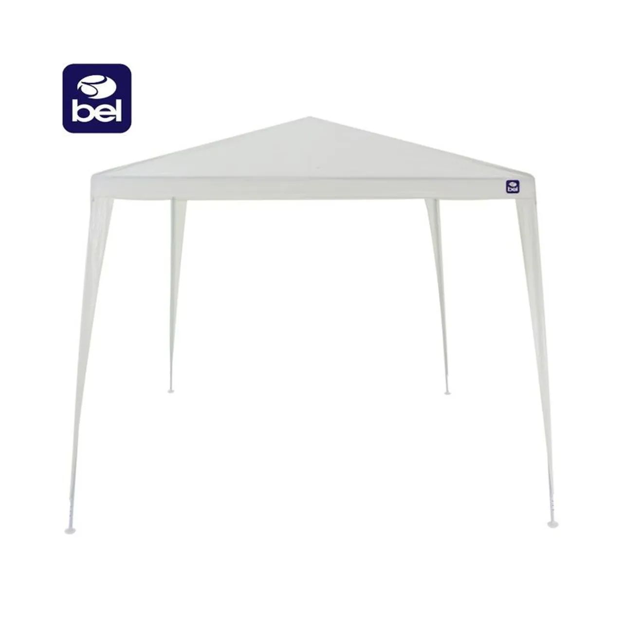 Tenda Gazebo Tubular 3m x 3m Polietileno Branca Bel