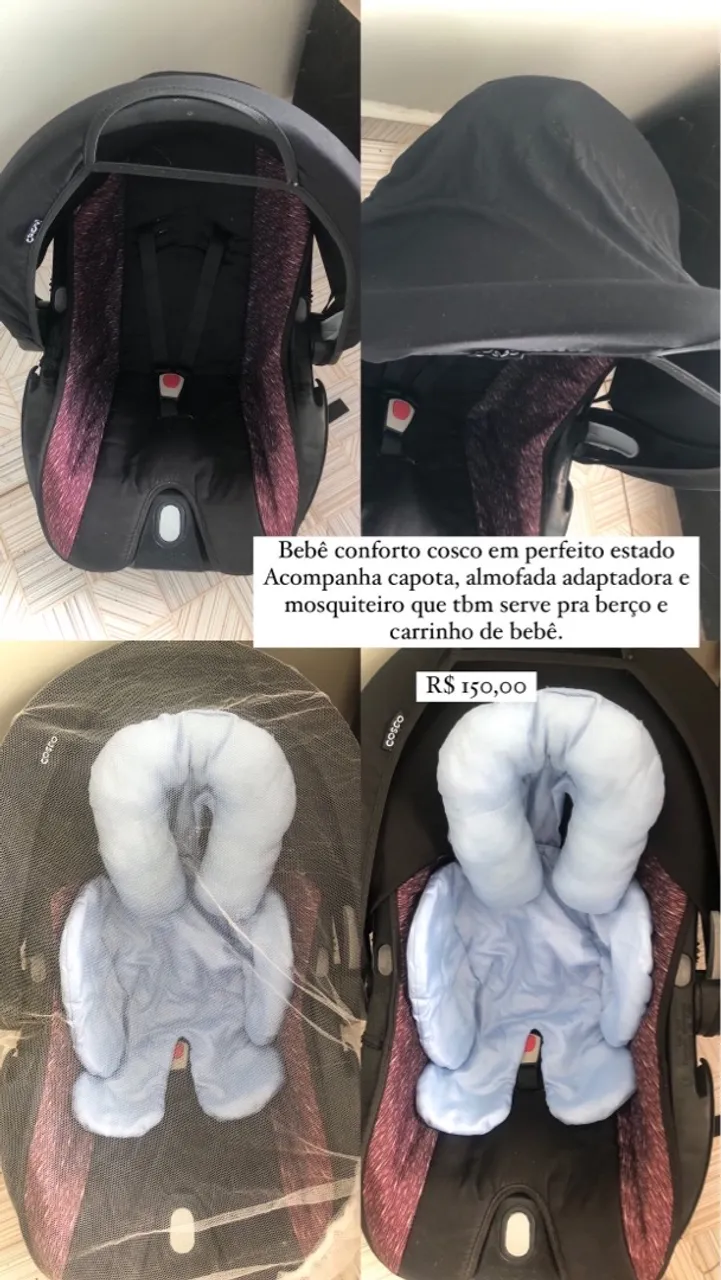 Bebê Conforto Cosco - Novo