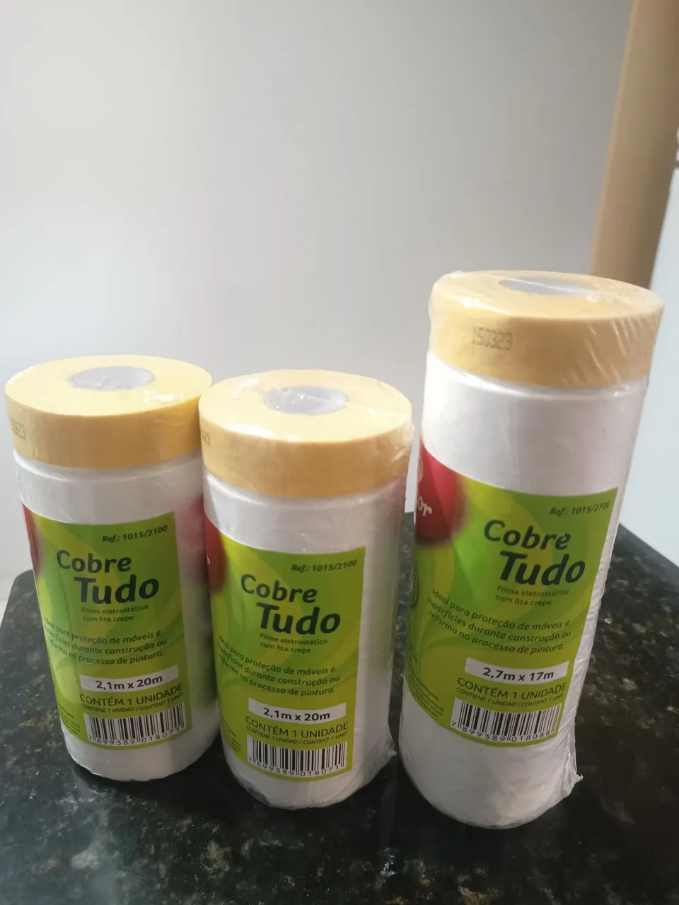 Filme Eletrostático Cobre Tudo para Pintura