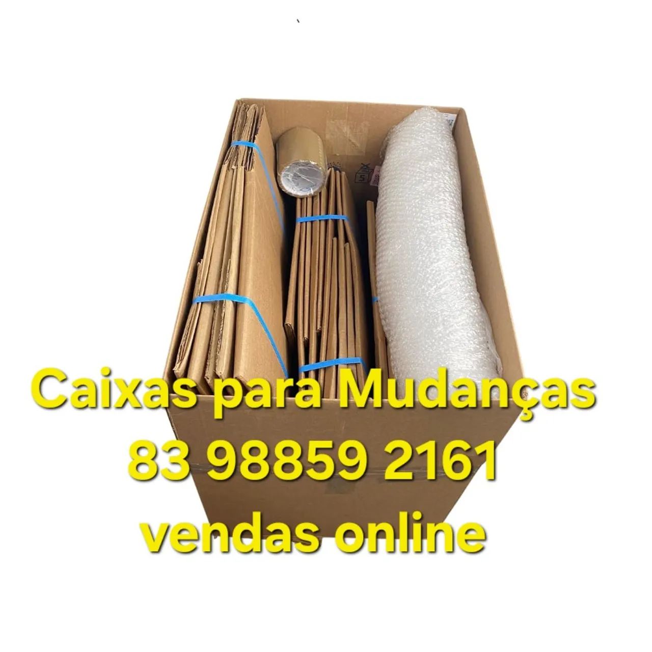 Caixas de papelão, plástico bolha, fita Vendas online de Material para embalagens 