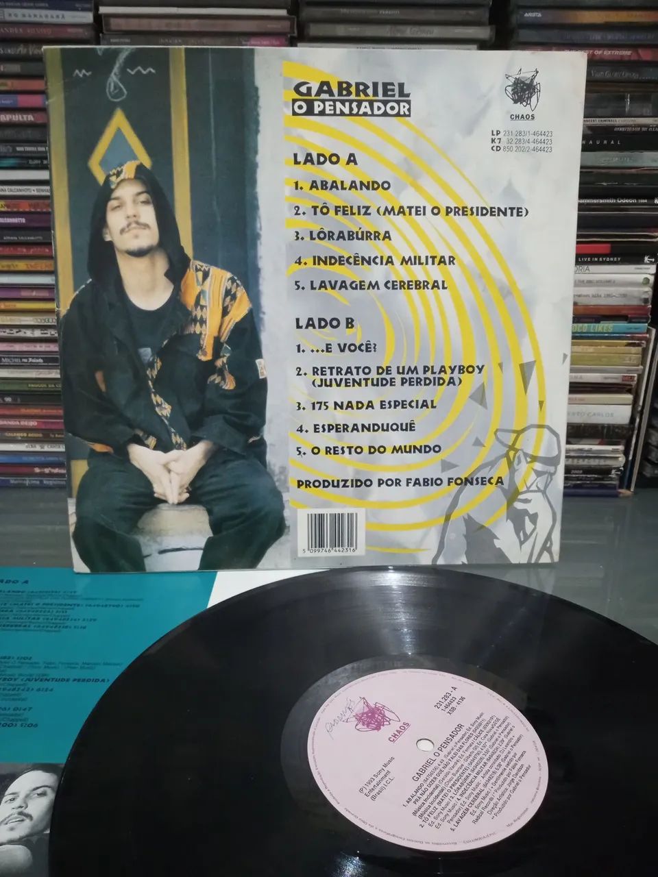 Disco de Vinil Gabriel o Pensador - 1993 Com Encarte - Foto 2