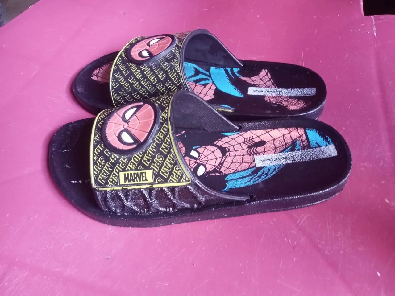 Chinelo Infantil Homem Aranha para Meninos - Foto 4