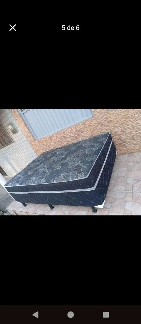 Cama Box de Casal - Floral - Foto 2
