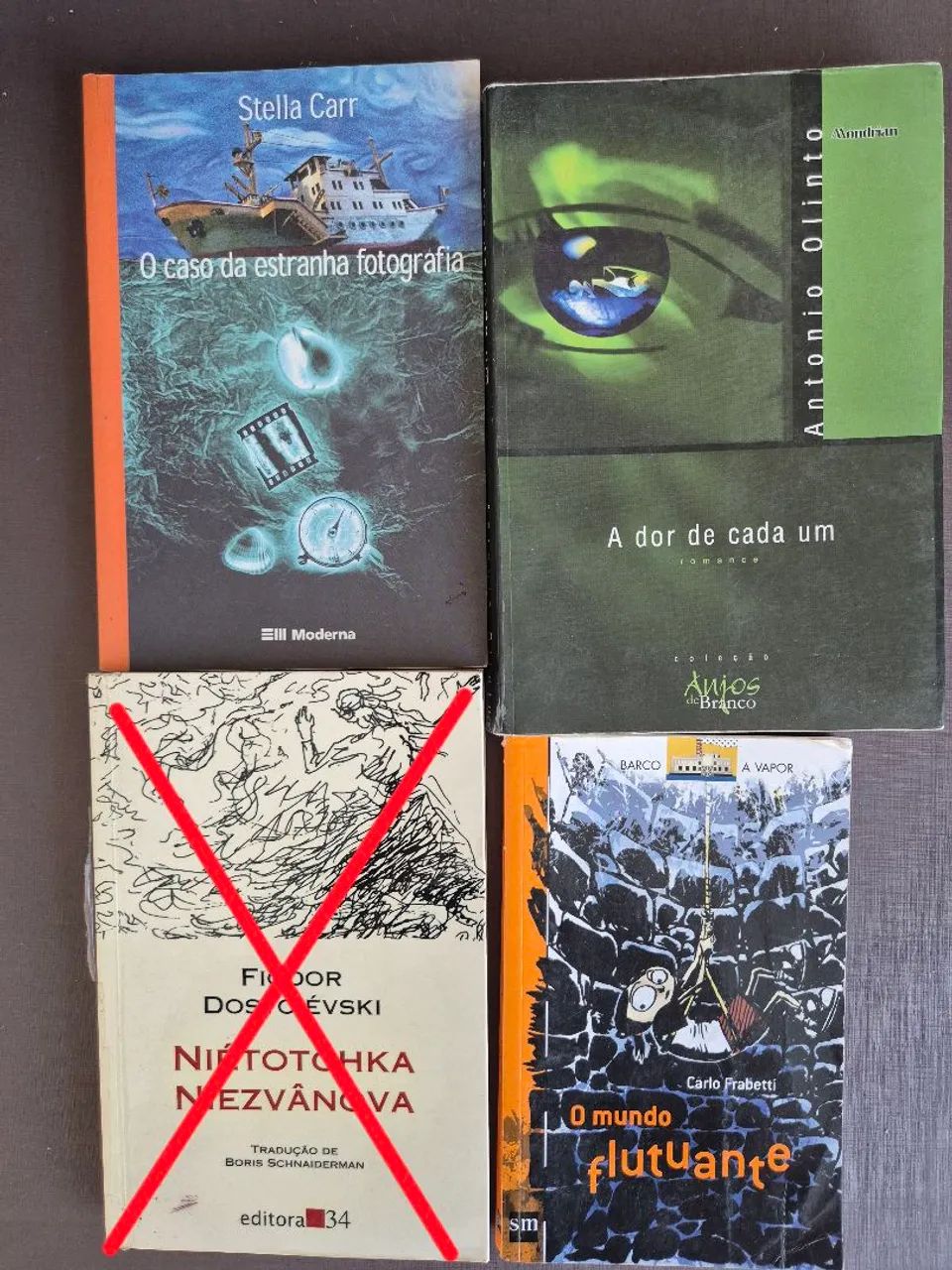 livros de romance e mistério