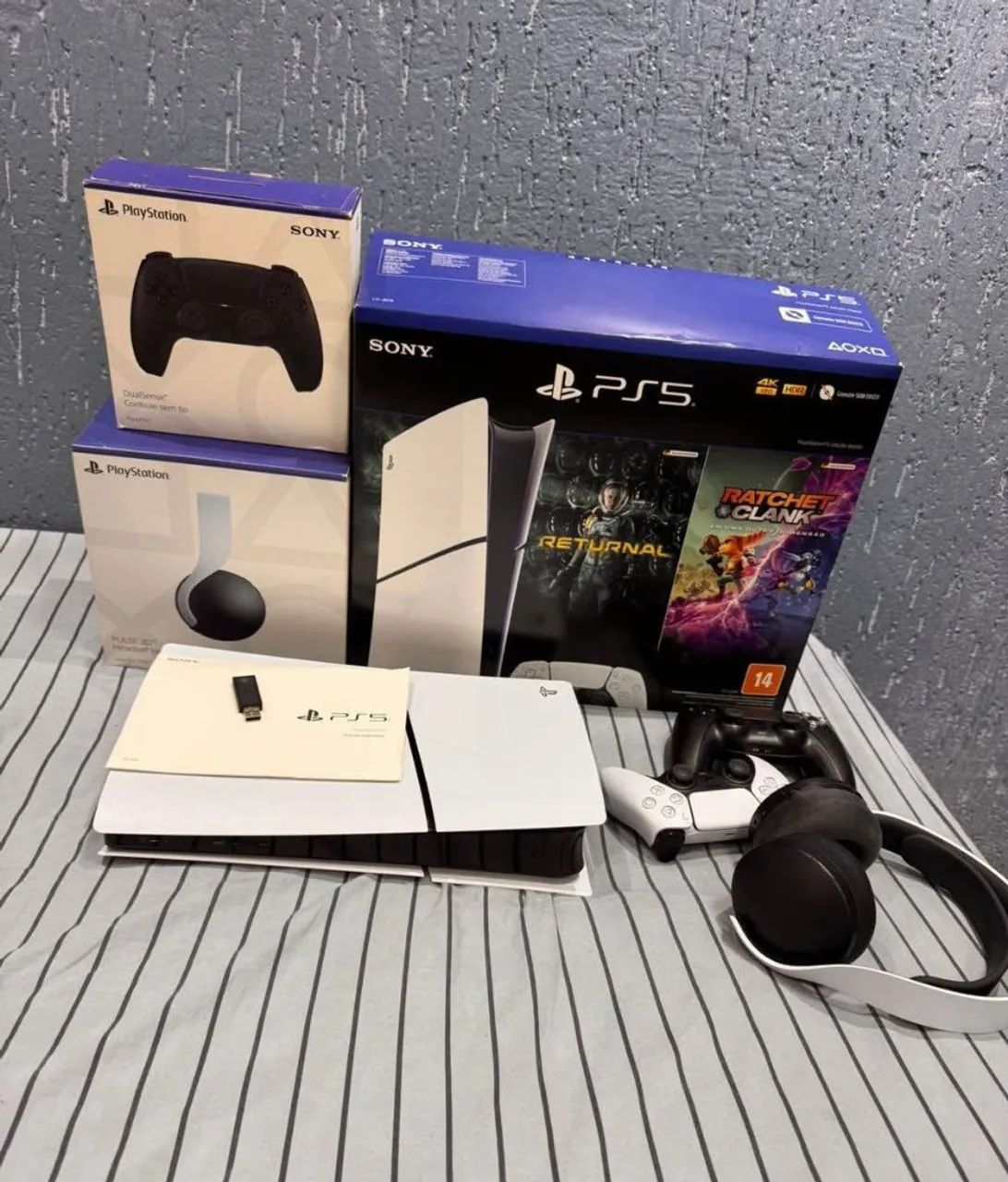 PLAYSTATION 5 SLIM + HEADSET PULSE ELITE! - Foto 2