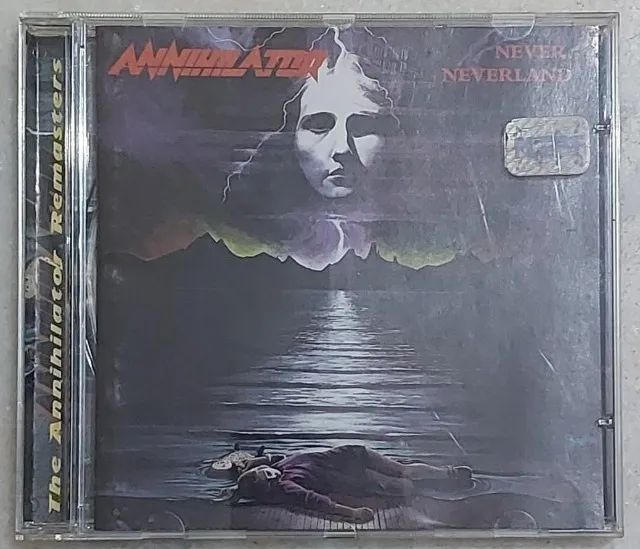 CD Annihilator  Never Neverland (bonus tracks) usado em perfeitas condições