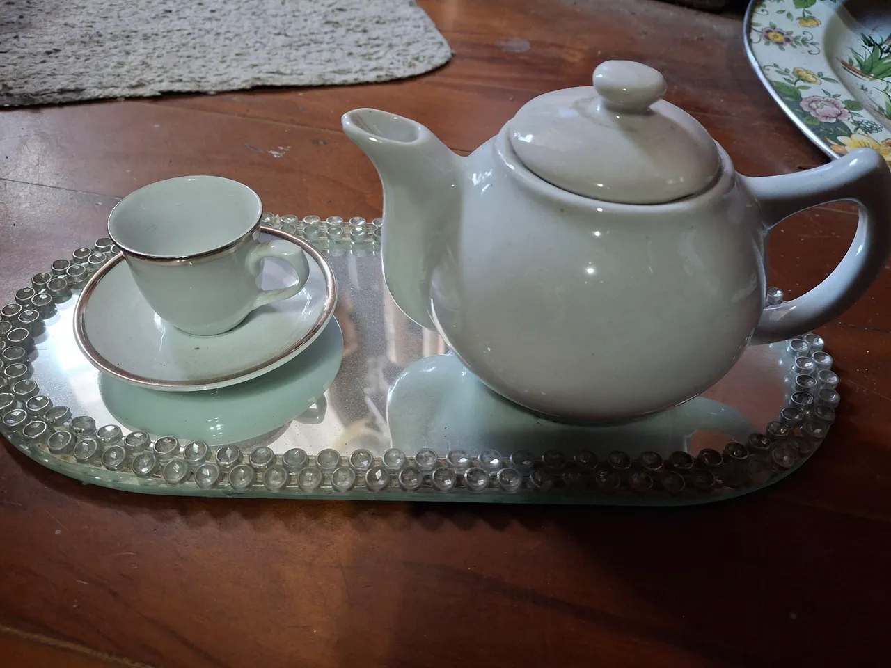 Conjunto de Chá e Café - Estilo Vintage
