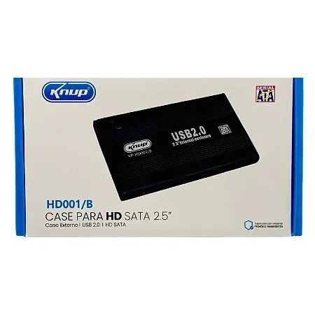 Case Gaveta Para HD e SSD Sata 2.5", USB 2.0, Slim - Knup - Foto 2