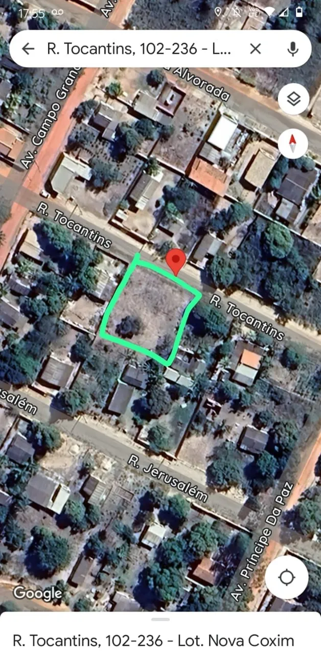 TERRENO 900m² EM COXIM