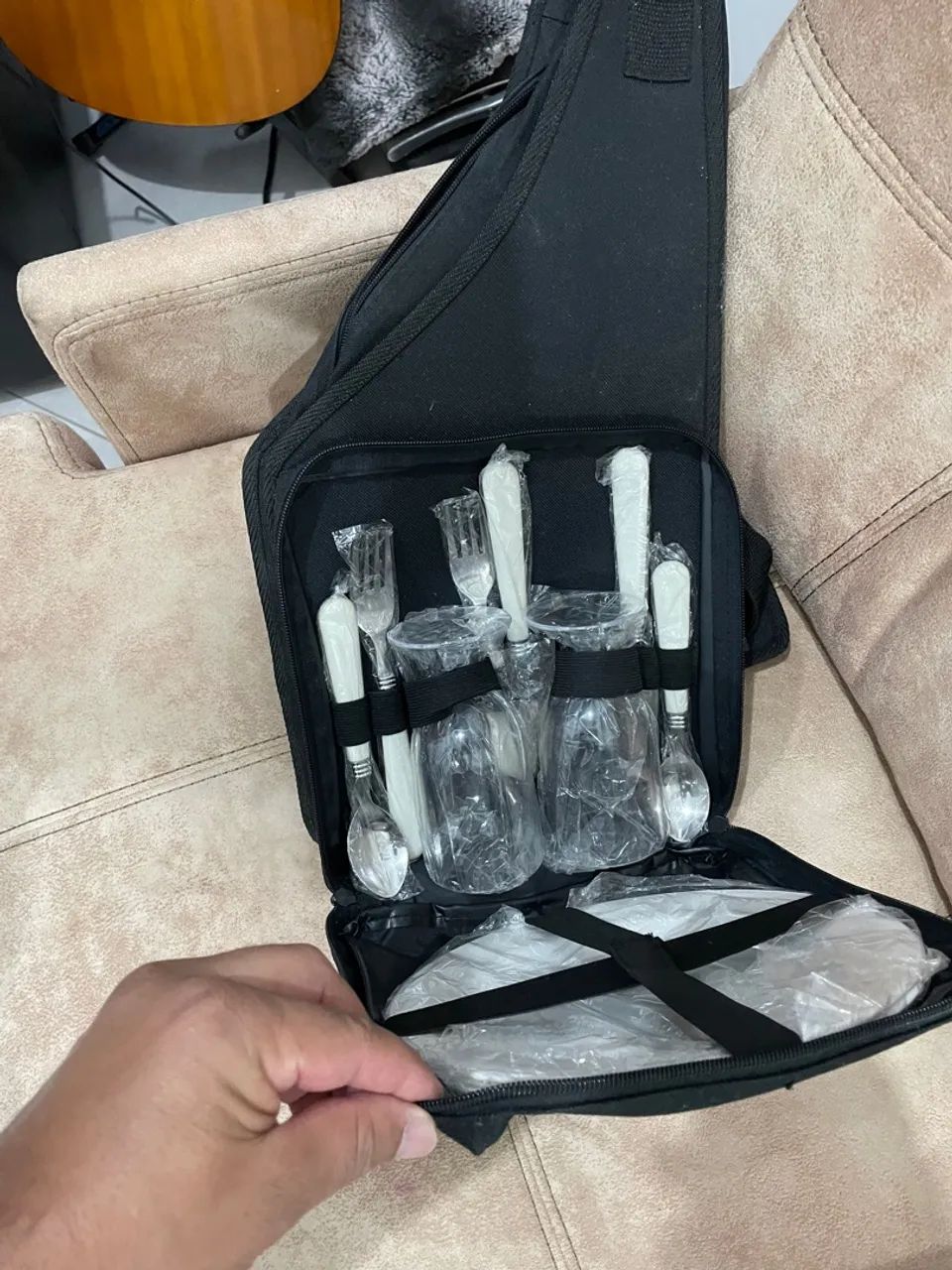 Mochila Camping e pesca térmica alça lateral  - Foto 5