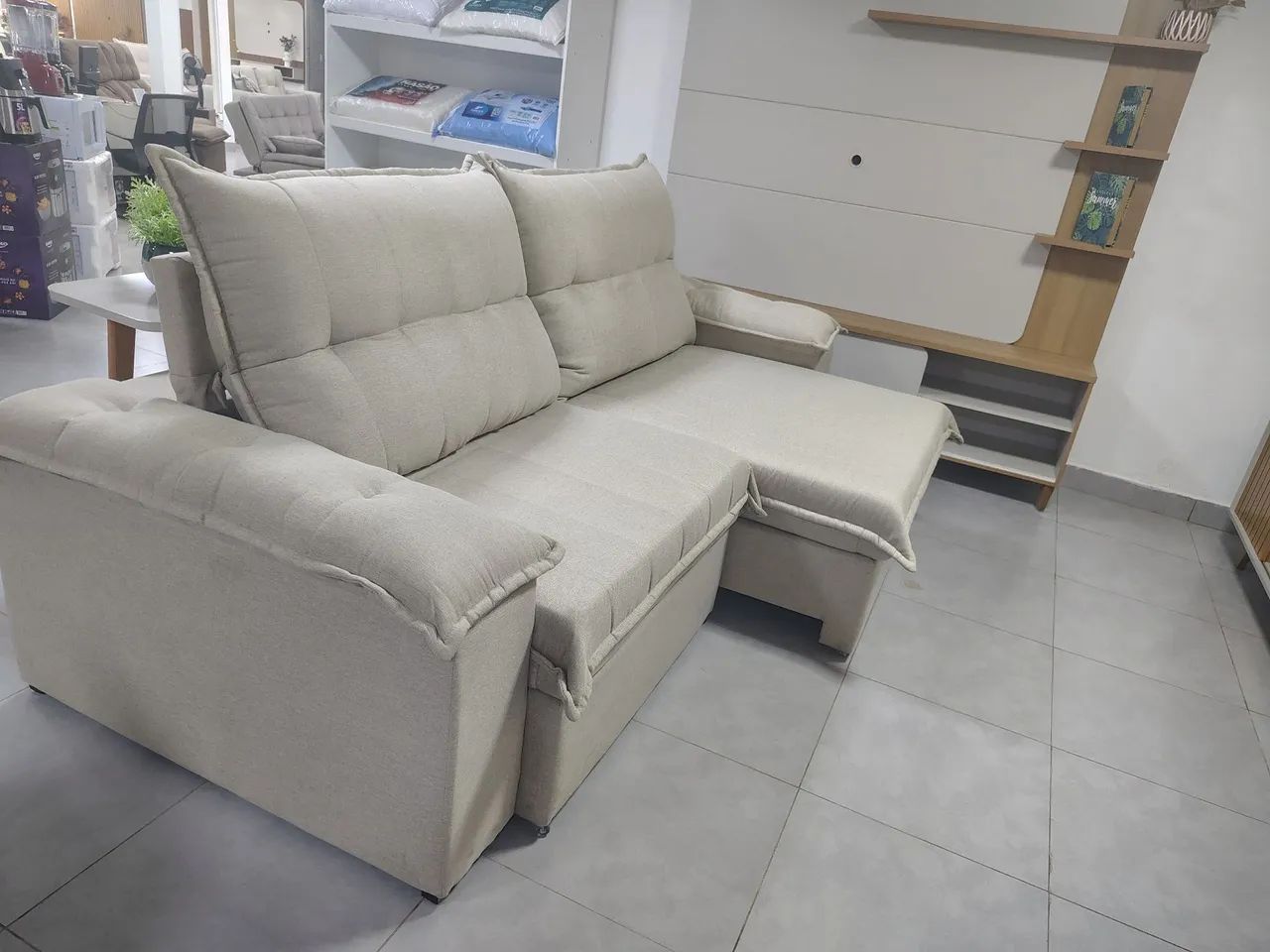 Sofá reclinável e retrátil 2.50 mts - Foto 2