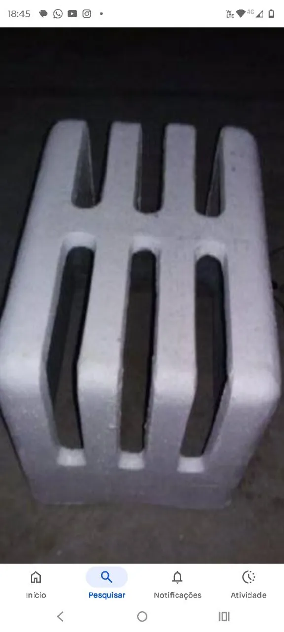 Caixa de concreto pra ar condicionado