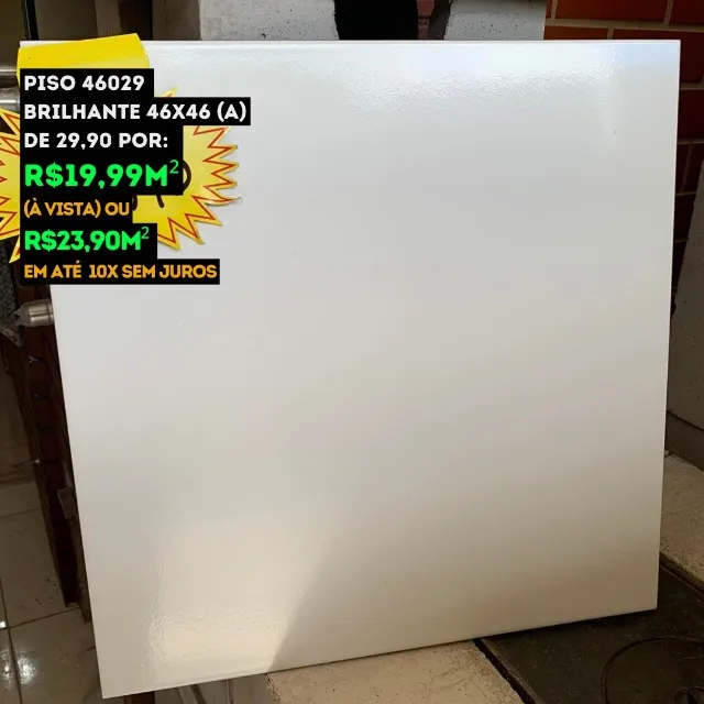 Pisos e Revestimentos a partir de R$19,99M2 (Classe A e PEI 4)