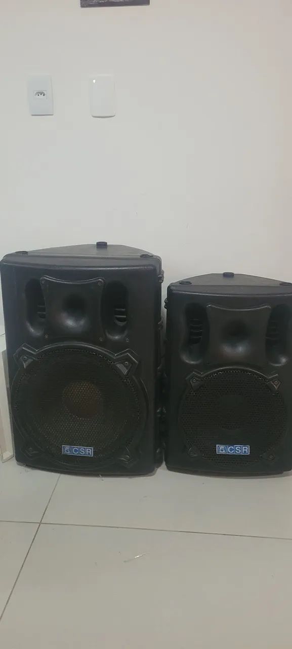 Caixas de som Ativa e passiva CSR 