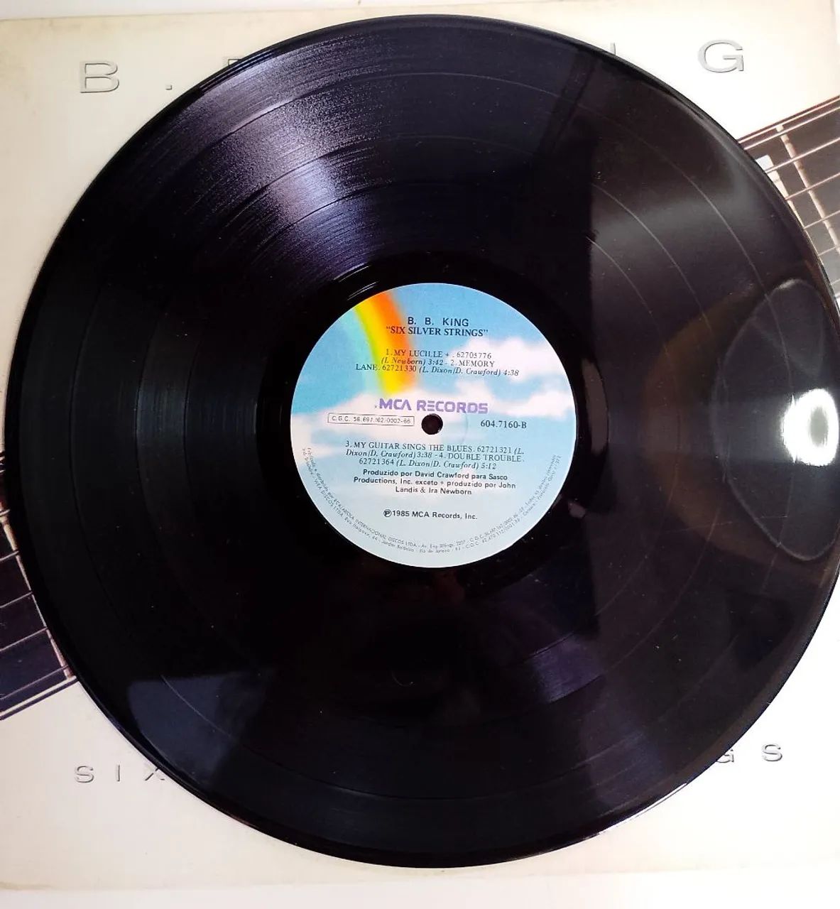 B.B King Six Silver Strings LP vinil  - Foto 3