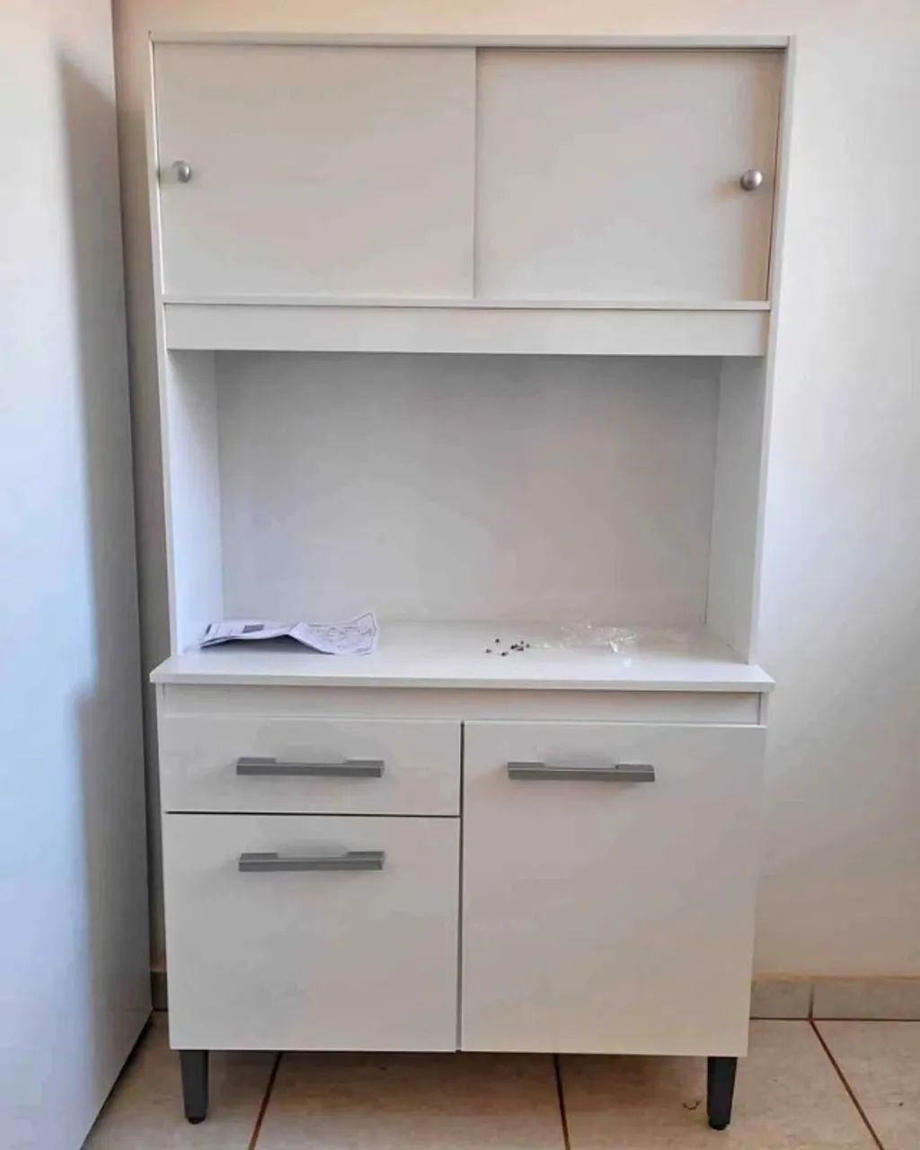 Armário de Cozinha Kit 4 Portas 1 Gaveta (Novo) Entrega Grátis!  - Foto 2