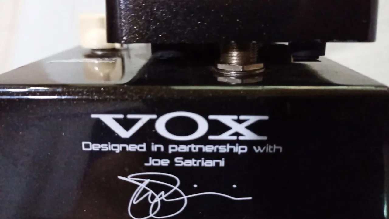 Pedal Wah Wah Joe Satriani Vox Big Bad Wah - Instrumentos musicais