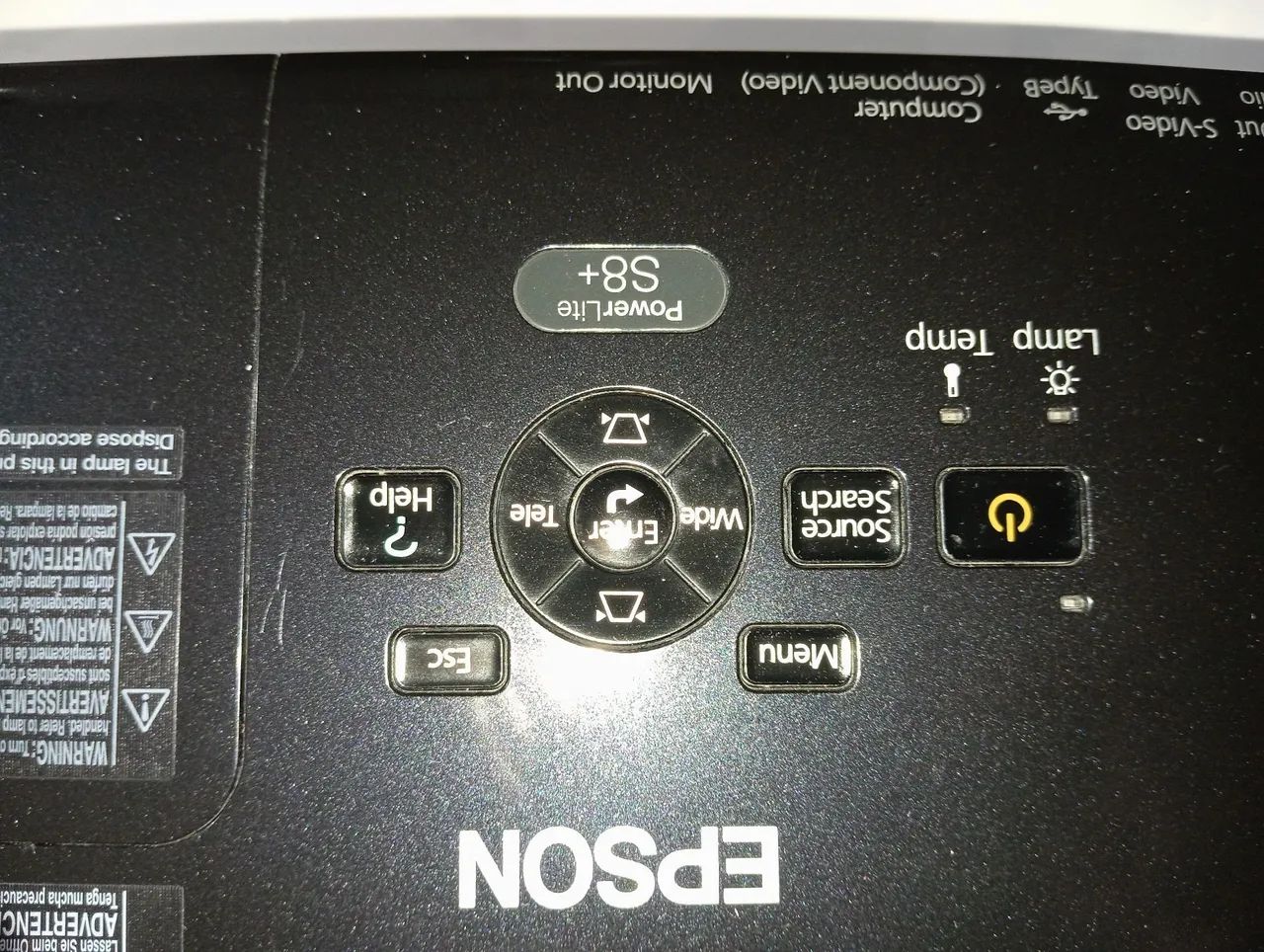 Projetor Epson PowerLite S8+ - Foto 2