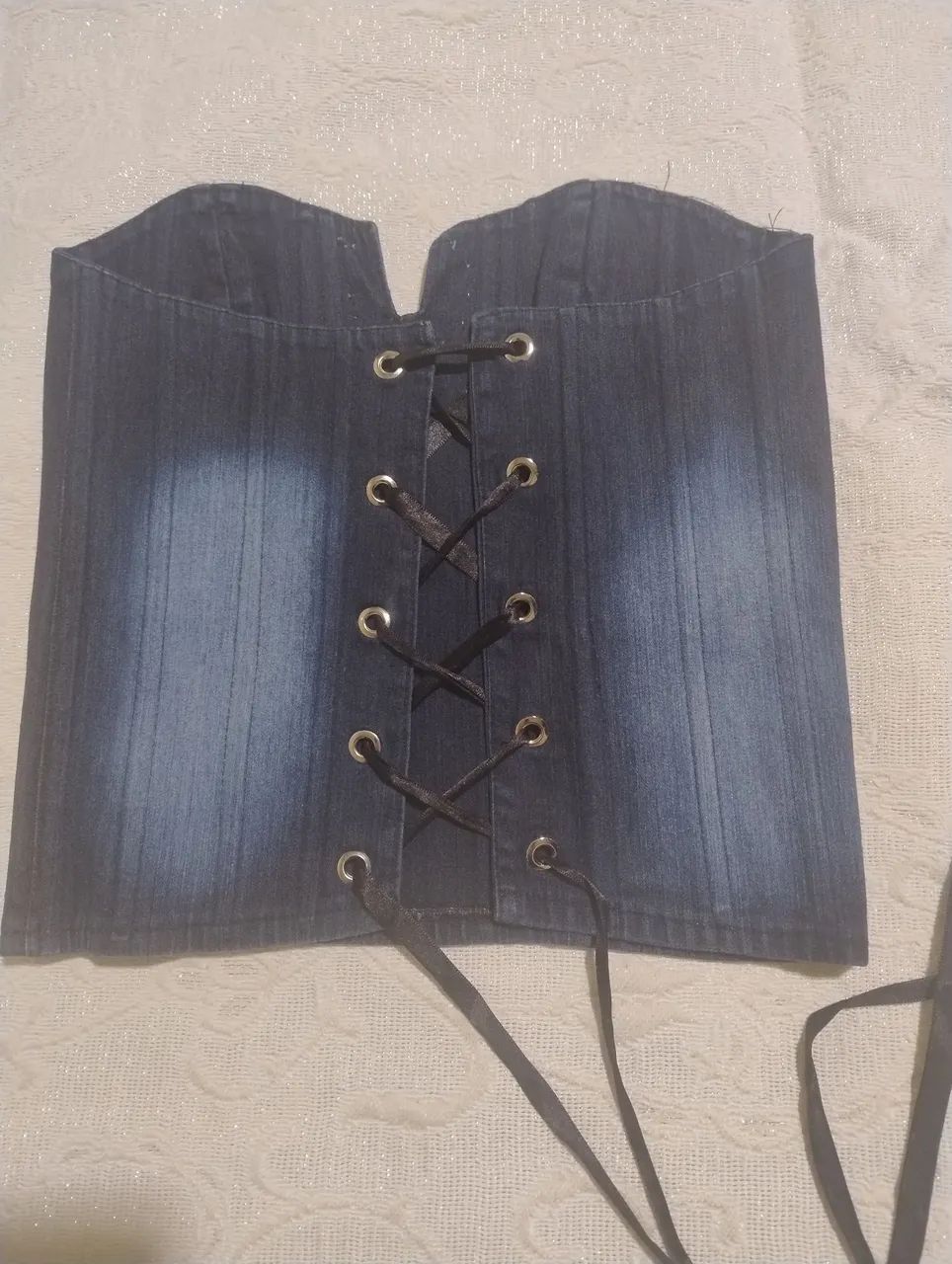 Corselet Jeans Dark - Foto 3