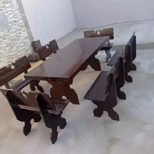 Conjunto de mesa pedra de ardósia  - Foto 2
