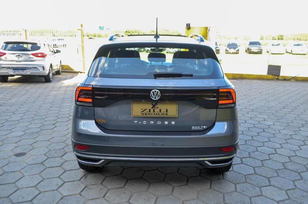 T-CROSS COMFORTLINE 200 1.0 TSI AT (TETO SOLAR) CINZA 2019/2020 - Foto 5
