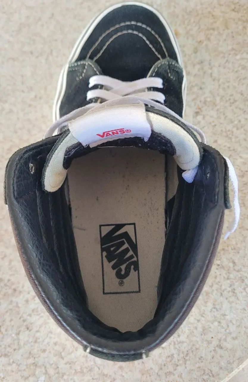 Tênis Vans Sk8-Hi Black White - Foto 4