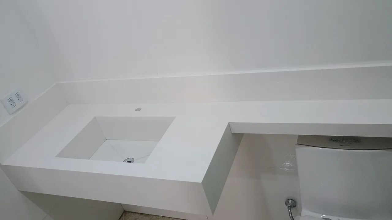 Cuba de banheiro branco plaime  - Foto 2