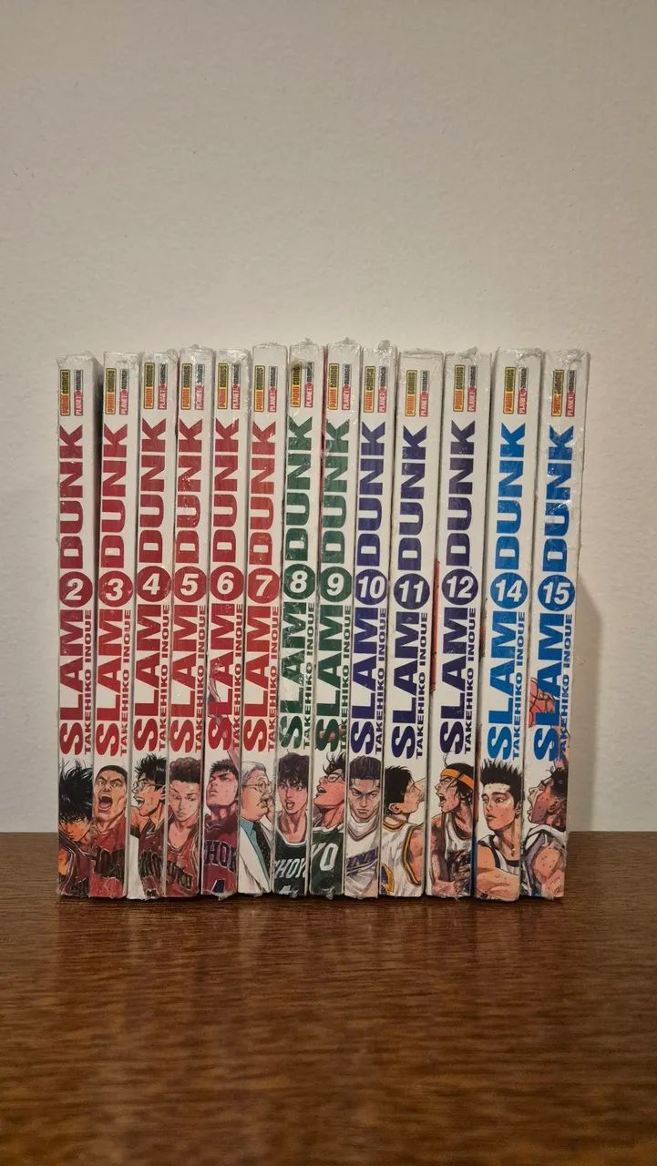 Mangás Slam Dunk vol 2 - 12, 14 e 15