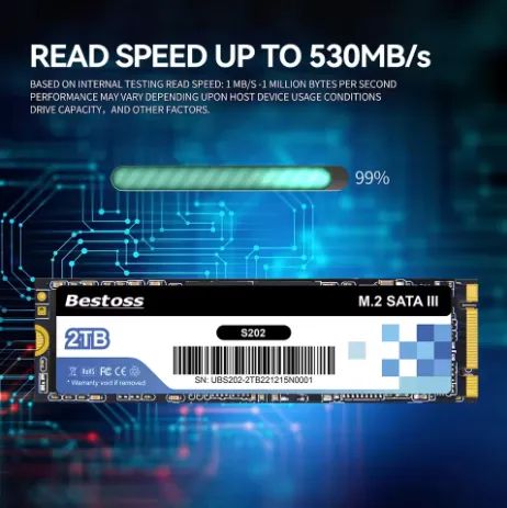SSD Bestoss M.2 2280 SATA III 512GB - Alta Performance e Confiabilidade! - Foto 3