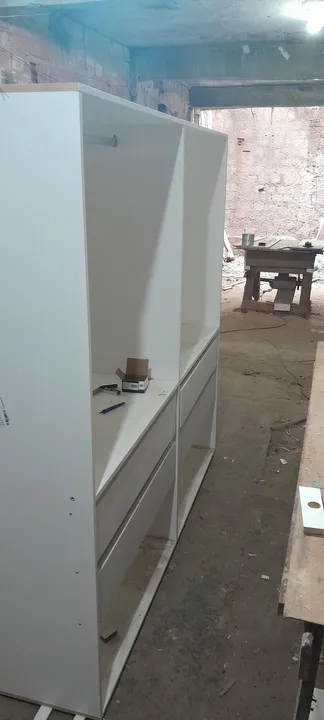 Armário branco novo para quarto cozinha sala varanda