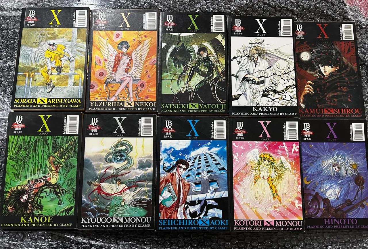 Mangá X Clamp completa vol 1 ao 18 - Livros e revistas - Fátima