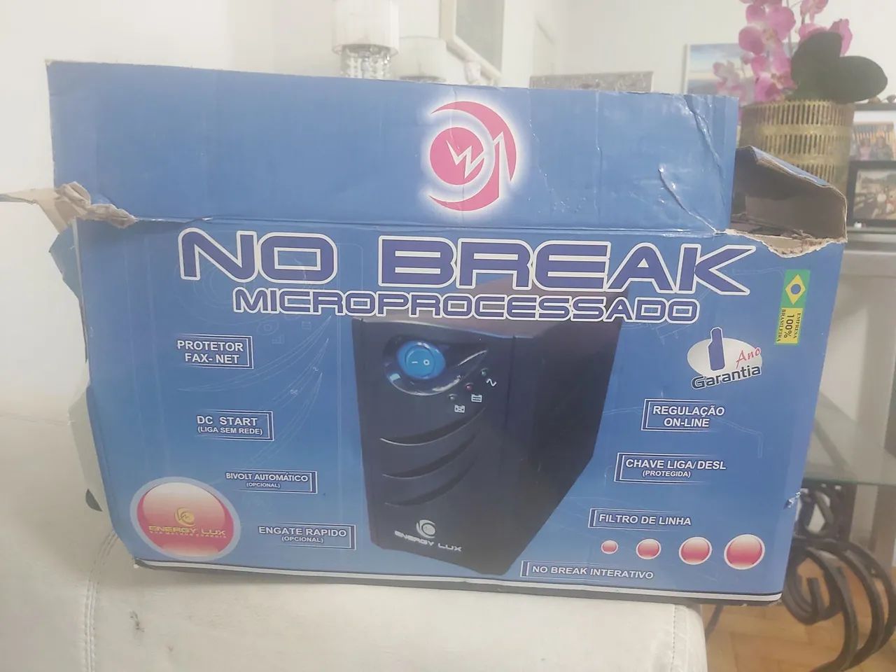Nobreak Energy Lux Microprocessado - Foto 3