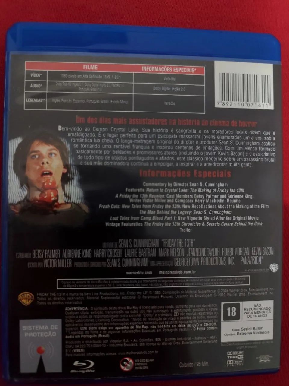 Bluray Sexta-Feira 13 - Original - Blu-Ray Terror - Foto 4