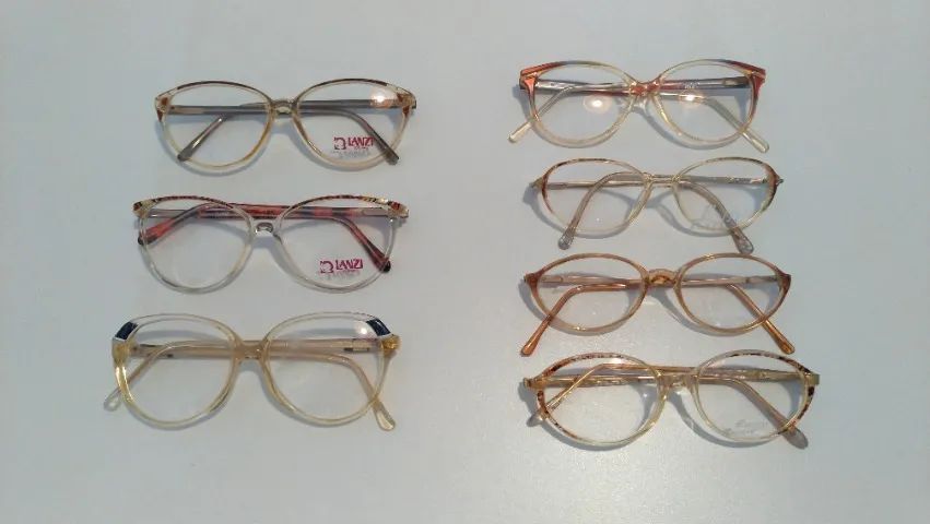 Armações acetato femininas - lote 01 