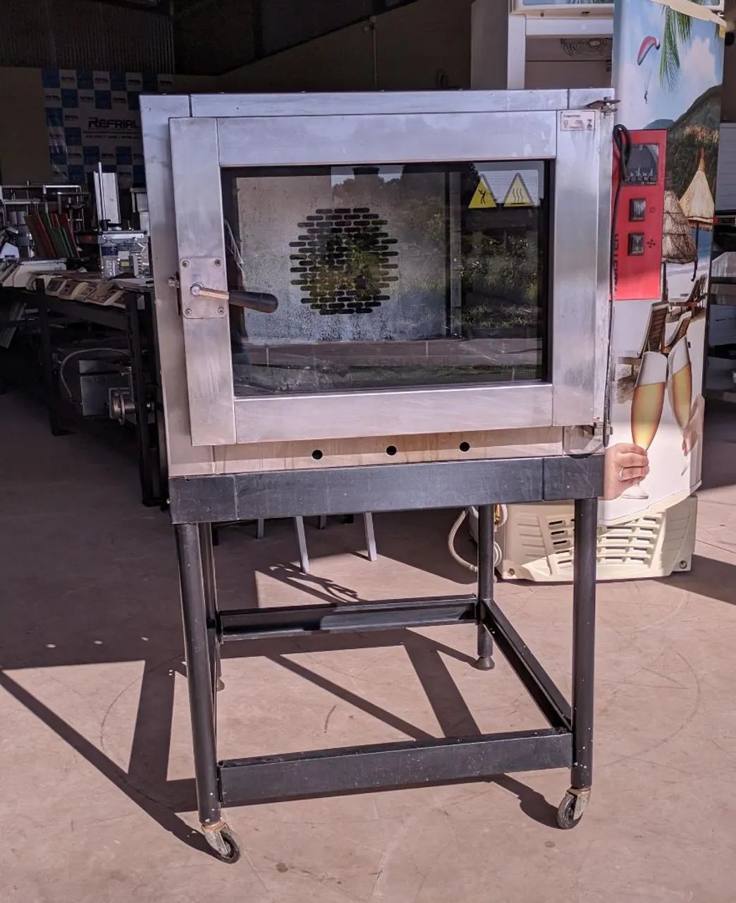 Forno Turbo A Gás 5 Telas Usado  - Foto 2