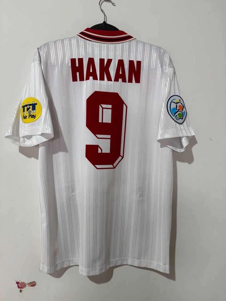 Camisa Turquia Euro 1996 Hakan Sukur 9 original - Roupas
