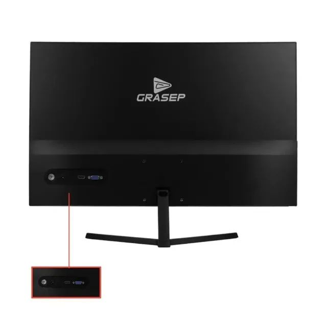 Monitor Gamer Grasep D-245G/100H - 24,5" VA, 100Hz, 1ms, HDMI/VGA - Foto 5