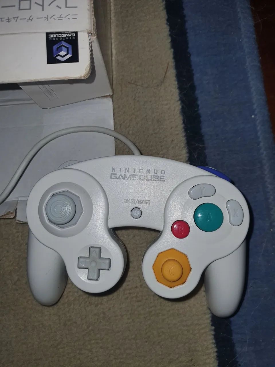 Controle Original Nintendo GameCube Branco - Foto 3