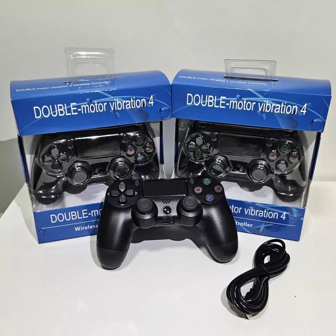 Controle ps4 Doubleshock sem fio Vibration funciona em tv com sistema xbox e pc