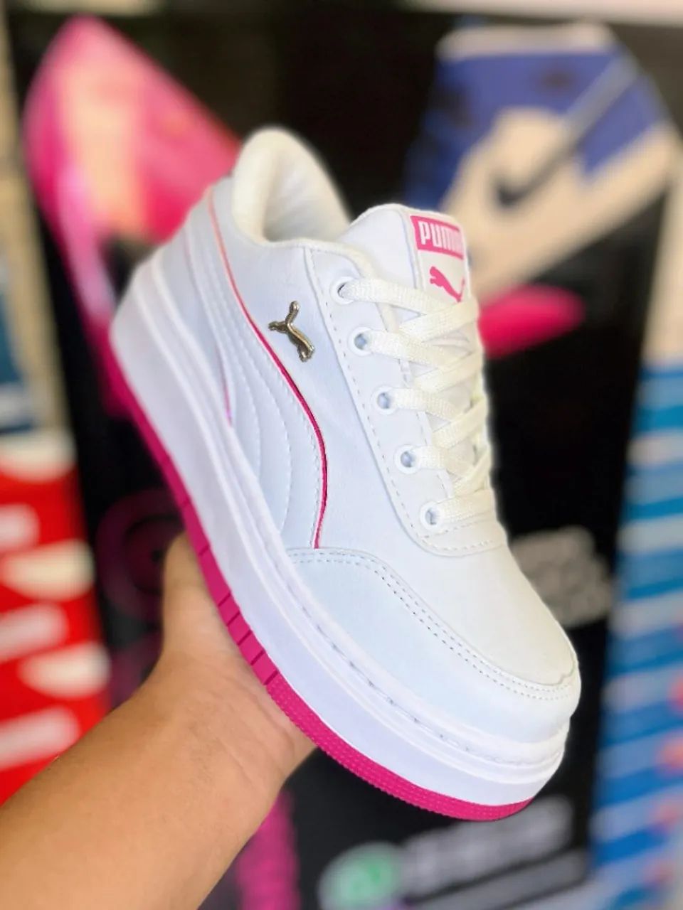 Tênis Plataforma feminino Branco